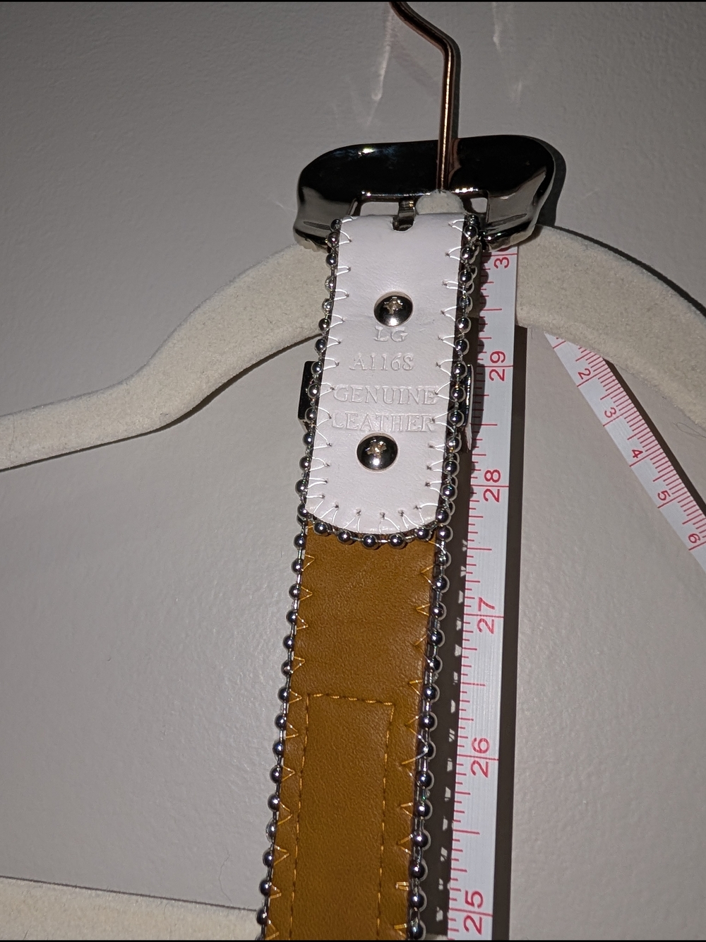 LG Multicolor Rhinestone Western-Style Girl's Belt - Picture 5 of 7